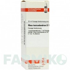 РУС ТОКСИКОДЕНДРОН (RHUS TOXICODENDRON) D 10 раствор 20 мл - Гомеопатия DHU
