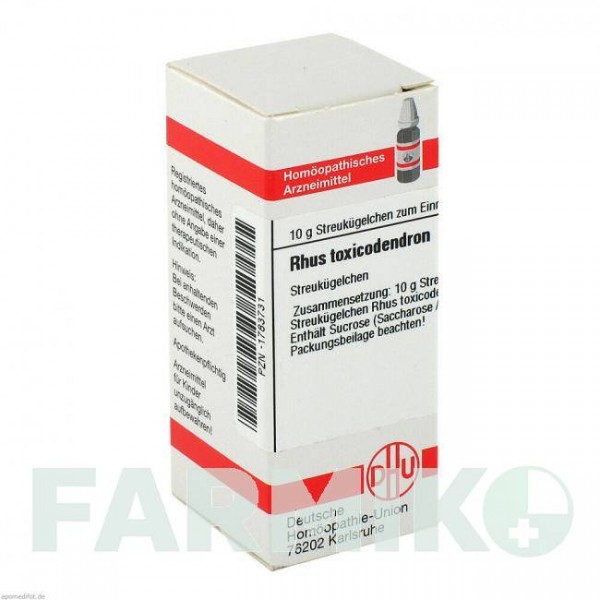 РУС ТОКСИКОДЕНДРОН (RHUS TOXICODENDRON) D 12 глобули 10 г - Гомеопатія DHU