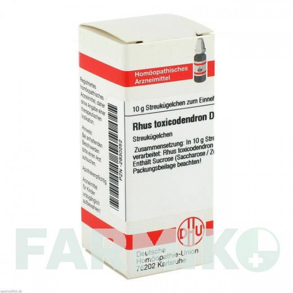 РУС ТОКСИКОДЕНДРОН (RHUS TOXICODENDRON) D 200 глобули 10 г - Гомеопатія DHU