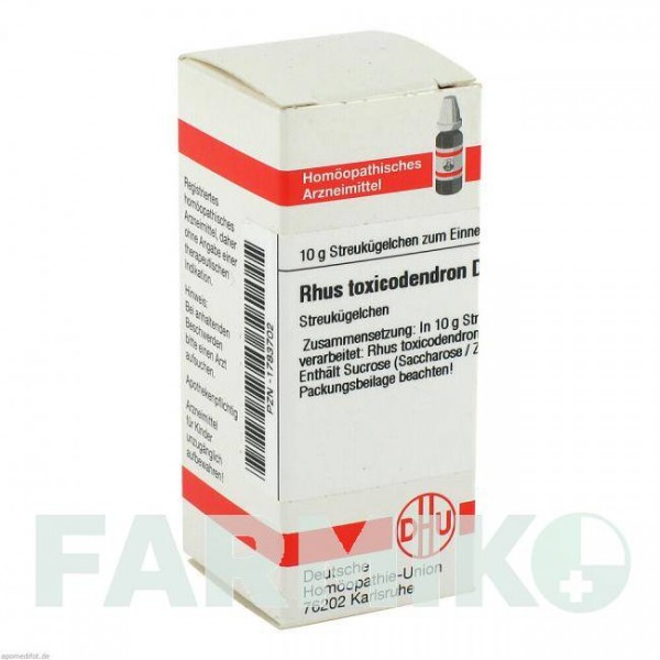 РУС ТОКСИКОДЕНДРОН (RHUS TOXICODENDRON) D 3 глобули 10 г - Гомеопатія DHU