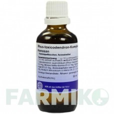 РУС ТОКСИКОДЕНДРОН (RHUS TOXICODENDRON) жидкость 50 мл - Гомеопатия HANOSAN