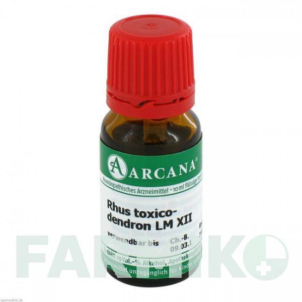 РУС ТОКСИКОДЕНДРОН (RHUS TOXICODENDRON) LM 12 розчин 10 мл - Гомеопатія ARCANA DR.SEWERIN