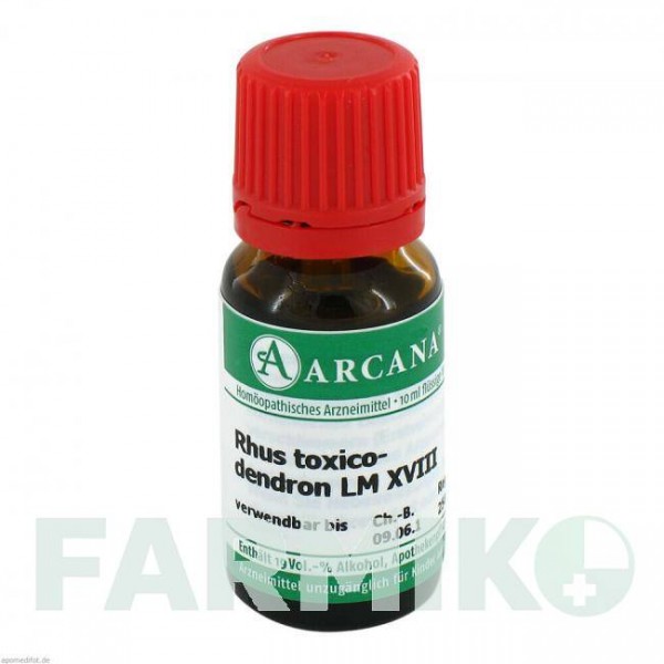РУС ТОКСИКОДЕНДРОН (RHUS TOXICODENDRON) LM 18 розчин 10 мл - Гомеопатія ARCANA DR.SEWERIN