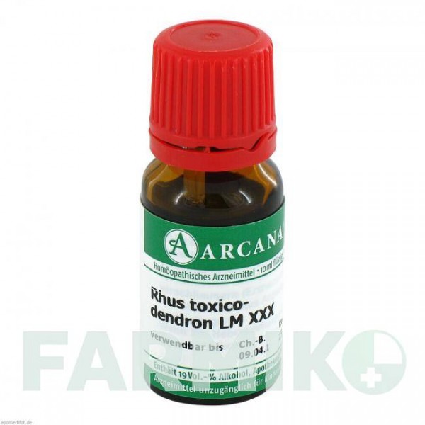 РУС ТОКСИКОДЕНДРОН (RHUS TOXICODENDRON) LM 30 розчин 10 мл - Гомеопатія ARCANA DR.SEWERIN