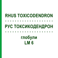 РУС ТОКСИКОДЕНДРОН (RHUS TOXICODENDRON) LM 6 глобули 10 г - Гомеопатія SPAGYRA