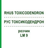 РУС ТОКСИКОДЕНДРОН (RHUS TOXICODENDRON) LM 9 раствор 10 мл - Гомеопатия ARCANA DR.SEWERIN
