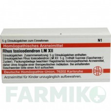 РУС ТОКСИКОДЕНДРОН (RHUS TOXICODENDRON) LM XII глобули 5 г - Гомеопатія DHU