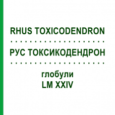 РУС ТОКСИКОДЕНДРОН (RHUS TOXICODENDRON) LM XXIV глобули 5 г - Гомеопатія DHU