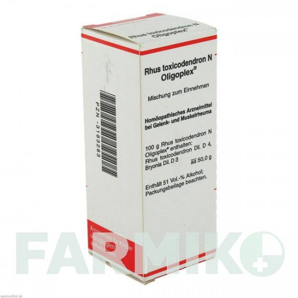 РУС ТОКСИКОДЕНДРОН (RHUS TOXICODENDRON) рідина 50 мл - Гомеопатія MEDA PHARMA