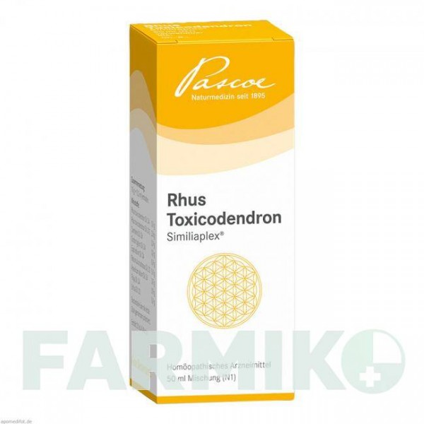 РУС ТОКСИКОДЕНДРОН (RHUS TOXICODENDRON) капли 50 мл - Гомеопатия PASCOE