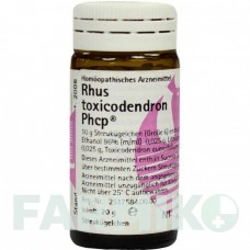 РУС ТОКСИКОДЕНДРОН (RHUS TOXICODENDRON) глобули 20 г - Гомеопатия PHONIX LABORATORIUM