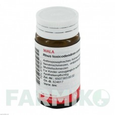 РУС ТОКСИКОДЕНДРОН (RHUS TOXICODENDRON) глобули 20 г - Гомеопатия WALA HEILMITTEL