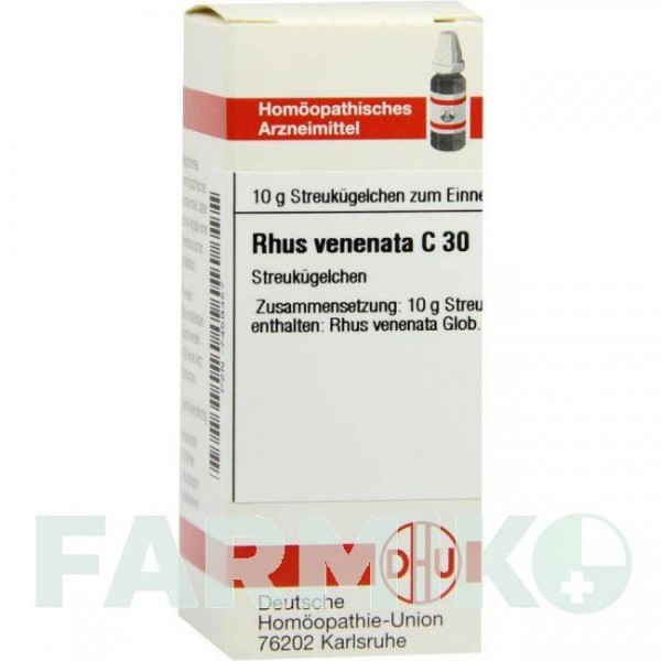 РУС ВЕНЕНАТА (RHUS VENENATA) C 30 глобули 10 г - Гомеопатия DHU
