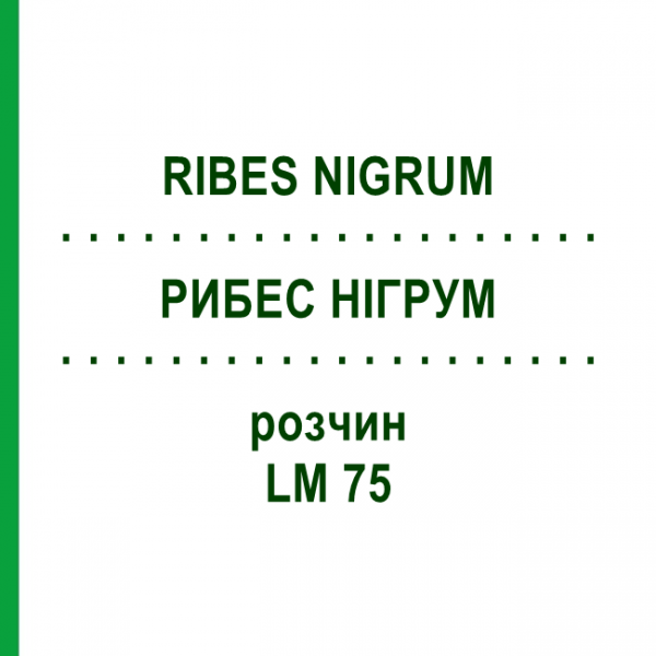 РИБЕС НІГРУМ (RIBES NIGRUM) LM 75 розчин 10 мл - Гомеопатія ARCANA DR.SEWERIN