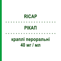 РИКАП (RICAP) 40 мг/мл капли оральные 15 мл - Циталопрам FARMACEUTICI CABER
