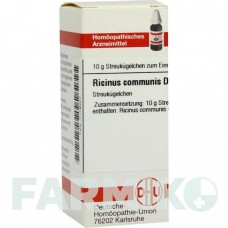 РИЦИНУС КОМУНІС (RICINUS COMMUNIS) D 4 глобули 10 г - Гомеопатія DHU