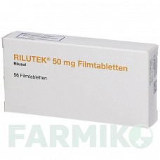 РИЛУТЕК (RILUTEK) 50 мг таблетки 56 шт - Рилузол 2CARE4