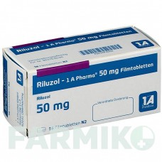 РИЛУЗОЛ (RILUZOL) 50 мг таблетки 56 шт - Рилузол 1 A PHARMA