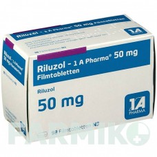 РИЛУЗОЛ (RILUZOL) 50 мг таблетки 98 шт - Рилузол 1 A PHARMA