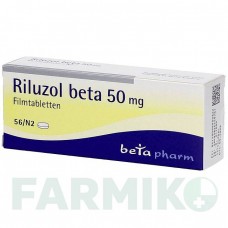 РИЛУЗОЛ (RILUZOL) 50 мг таблетки 56 шт - Рилузол BETAPHARM