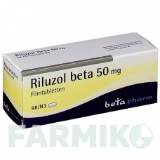 РИЛУЗОЛ (RILUZOL) 50 мг таблетки 98 шт - Рилузол BETAPHARM
