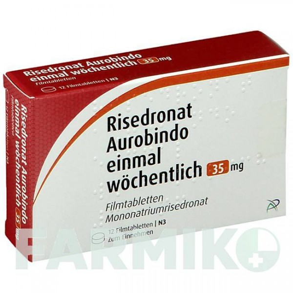 РИЗЕДРОНАТ (RISEDRONAT) 35 мг таблетки 12 шт - Ризедронова кислота BB FARMA