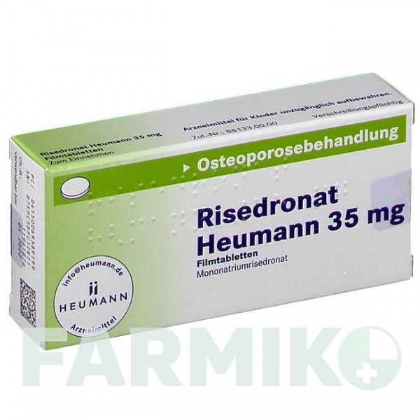 РИЗЕДРОНАТ (RISEDRONAT) 35 мг таблетки 4 шт - Ризедронова кислота HEUMANN PHARMA