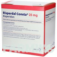 РИСПЕРДАЛ КОНСТА (RISPERDAL CONSTA) 25 мг порошок 5 шт - Рисперидон JANSSEN CILAG