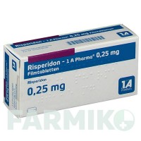 РИСПЕРИДОН (RISPERIDON) 0,25 мг таблетки 20 шт - Рисперидон 1 A PHARMA
