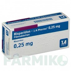 РИСПЕРИДОН (RISPERIDON) 0,25 мг таблетки 20 шт - Рисперидон 1 A PHARMA
