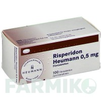 РИСПЕРИДОН (RISPERIDON) 0,5 мг таблетки 100 шт - Рисперидон HEUMANN PHARMA