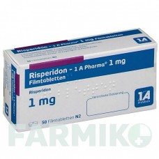РИСПЕРИДОН (RISPERIDON) 1 мг таблетки 50 шт - Рисперидон 1 A PHARMA