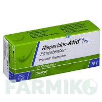 РИСПЕРИДОН (RISPERIDON) 1 мг таблетки 20 шт - Рисперидон DEXCEL PHARMA