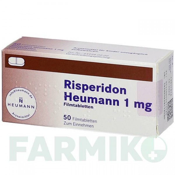 РИСПЕРИДОН (RISPERIDON) 1 мг таблетки 50 шт - Рисперидон HEUMANN PHARMA