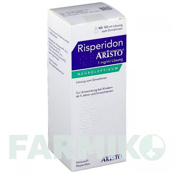 РИСПЕРИДОН (RISPERIDON) 1 мг/мл раствор 100 мл - Рисперидон ARISTO PHARMA