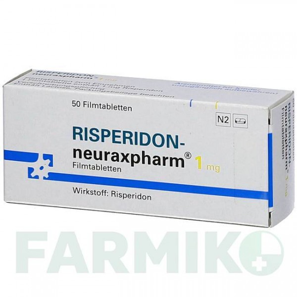 РИСПЕРИДОН (RISPERIDON) 1 мг таблетки 50 шт - Рисперидон NEURAXPHARM