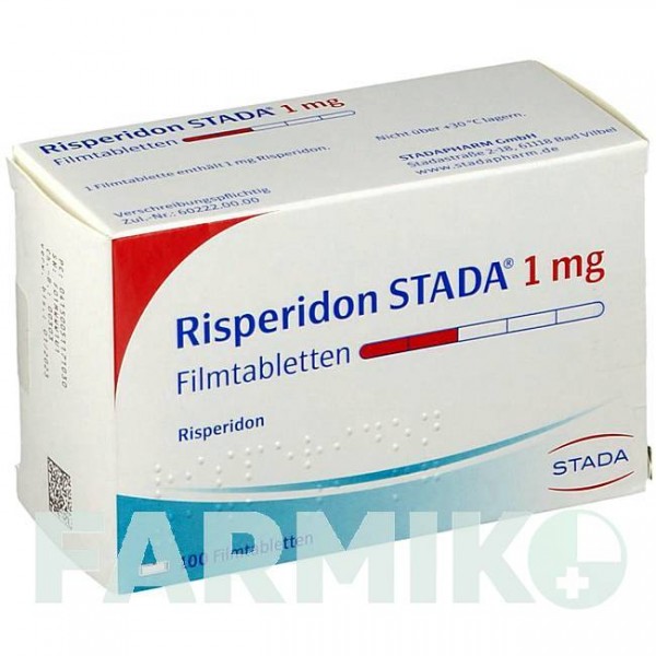 РИСПЕРИДОН (RISPERIDON) 1 мг таблетки 100 шт - Рисперидон STADAPHARM