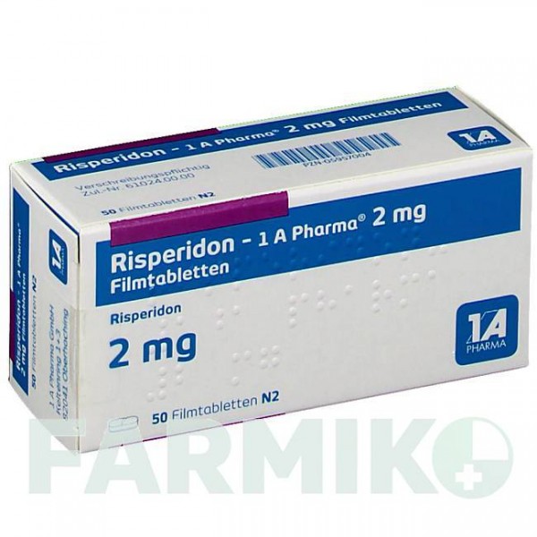 РИСПЕРИДОН (RISPERIDON) 2 мг таблетки 50 шт - Рисперидон 1 A PHARMA