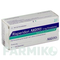 РИСПЕРИДОН (RISPERIDON) 2 мг таблетки 20 шт - Рисперидон ARISTO PHARMA