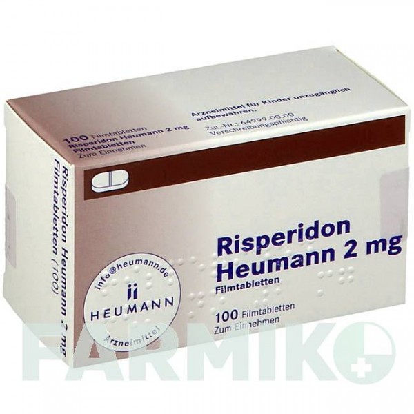 РИСПЕРИДОН (RISPERIDON) 2 мг таблетки 100 шт - Рисперидон HEUMANN PHARMA
