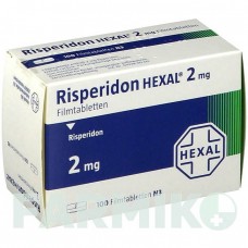 РИСПЕРИДОН (RISPERIDON) 2 мг таблетки 100 шт - Рисперидон HEXAL