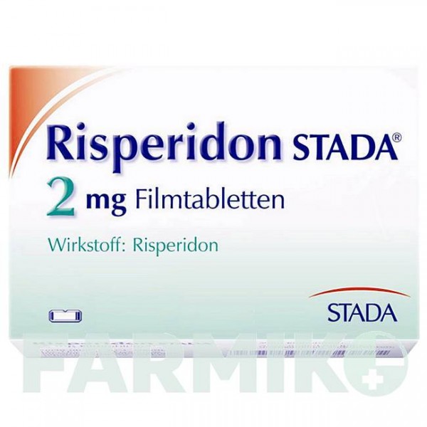 РИСПЕРИДОН (RISPERIDON) 2 мг таблетки 20 шт - Рисперидон STADAPHARM