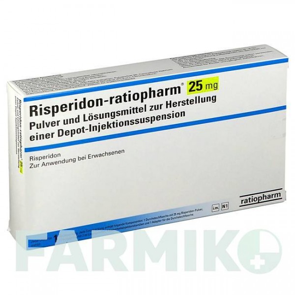 РИСПЕРИДОН (RISPERIDON) 25 мг порошок 1 шт - Рисперидон RATIOPHARM