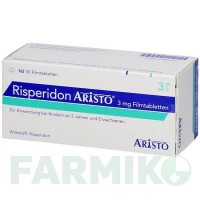 РИСПЕРИДОН (RISPERIDON) 3 мг таблетки 50 шт - Рисперидон ARISTO PHARMA