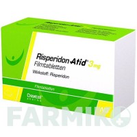 РИСПЕРИДОН (RISPERIDON) 3 мг таблетки 20 шт - Рисперидон DEXCEL PHARMA