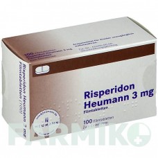 РИСПЕРИДОН (RISPERIDON) 3 мг таблетки 100 шт - Рисперидон HEUMANN PHARMA