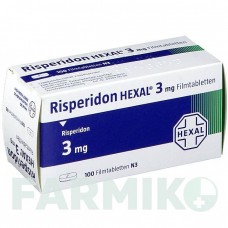 РИСПЕРИДОН (RISPERIDON) 3 мг таблетки 20 шт - Рисперидон HEXAL
