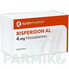 РИСПЕРИДОН (RISPERIDON) 4 мг таблетки 50 шт - Рисперидон ALIUD PHARMA