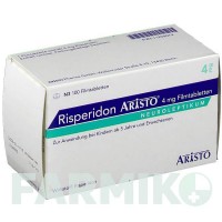 РИСПЕРИДОН (RISPERIDON) 4 мг таблетки 20 шт - Рисперидон ARISTO PHARMA