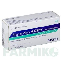 РИСПЕРИДОН (RISPERIDON) 4 мг таблетки 50 шт - Рисперидон ARISTO PHARMA